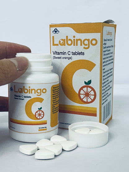 Labingo Vitamin C 1000mg | 180 Counts Vitamin C Dietary Supplements, Immune Defense & Antioxidant Support | High Strength Formula to Boost Immunity, Reduce Fatigue & Support Iron Absorption