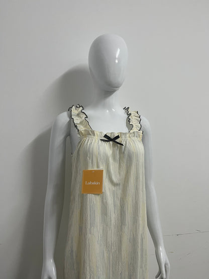 【Labskin Ruffle Strap Nightdress】—— Cozy & Feminine Loungewear for Restful Nights