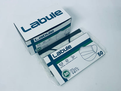 Labule Individually Wrapped - 4-Layer Filter Disposable Black Mask Single