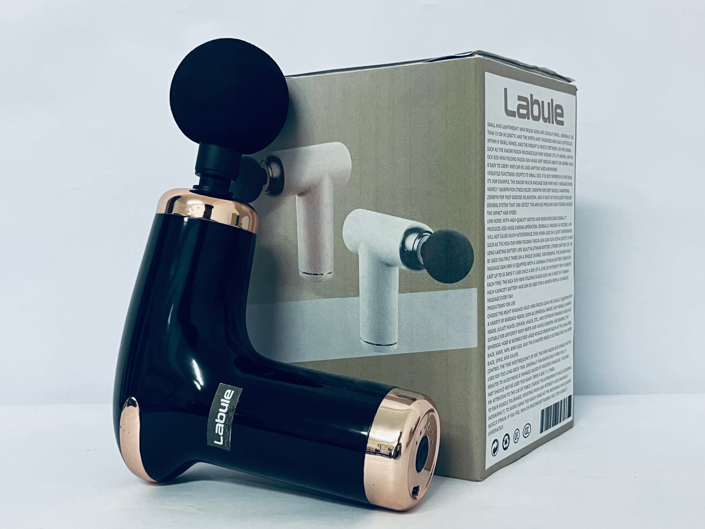 Labule Massage Gun Deep Tissue, Silent Brushless Motor and Portable Massage Gun Heads for Deep Muscle Relief and Relaxation