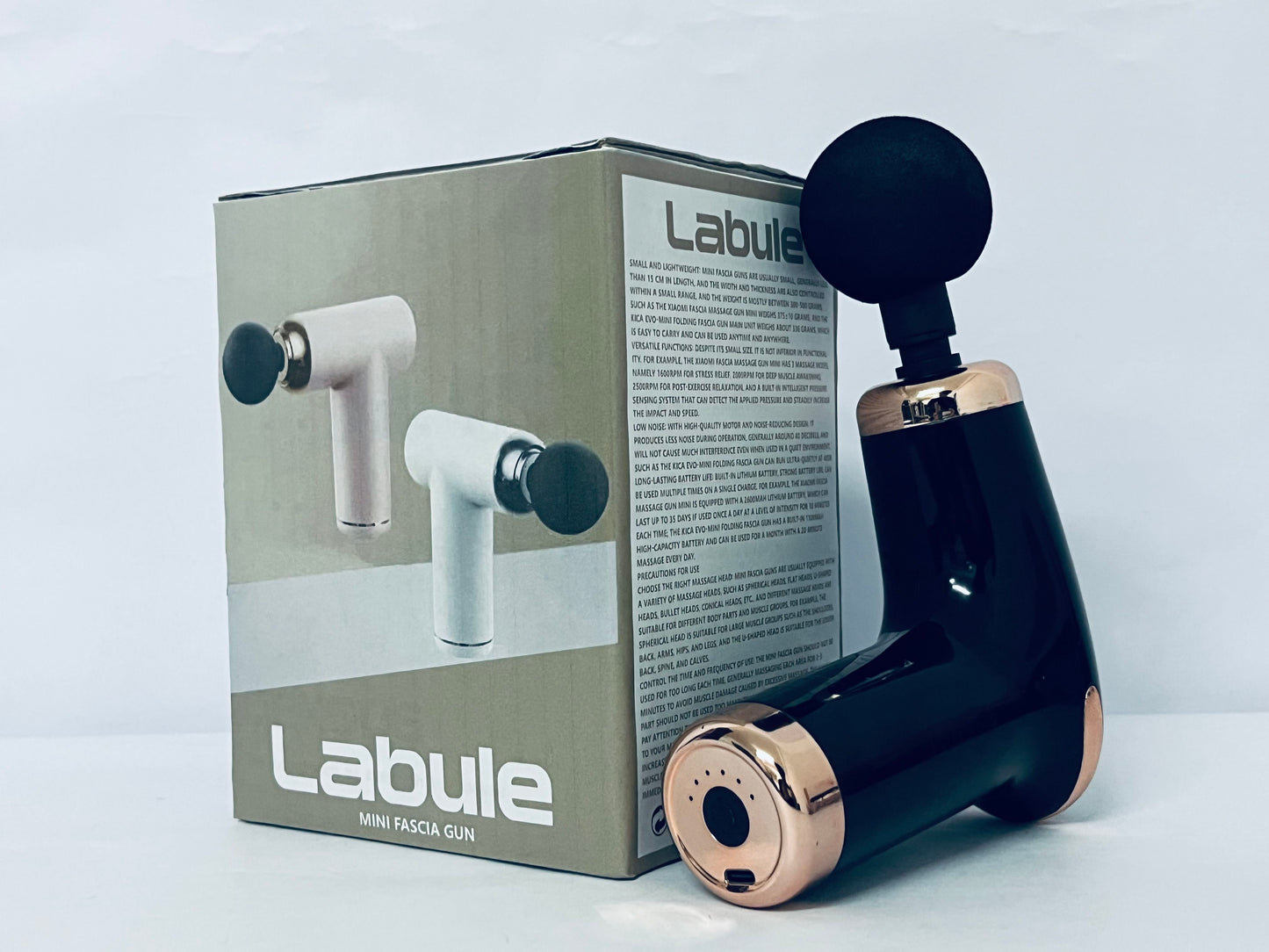 Labule Massage Gun Deep Tissue, Silent Brushless Motor and Portable Massage Gun Heads for Deep Muscle Relief and Relaxation