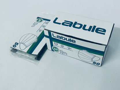 Labule Individually Wrapped - 4-Layer Filter Disposable Black Mask Single