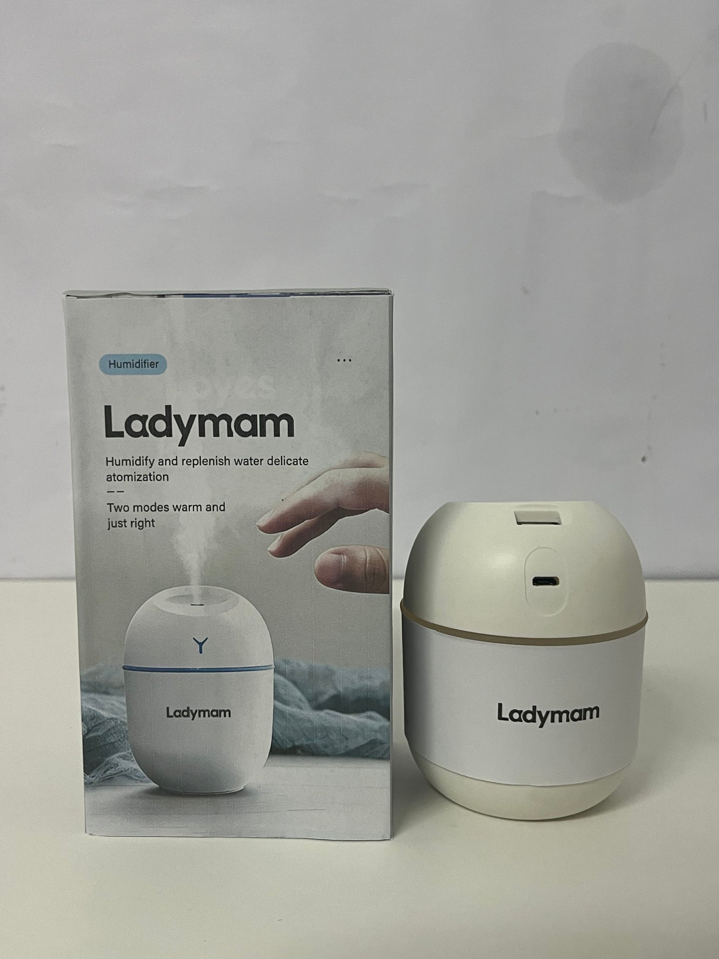 【Ladymam Egg-Shaped Mini Humidifier】—— Gentle Hydration for Your Daily Space