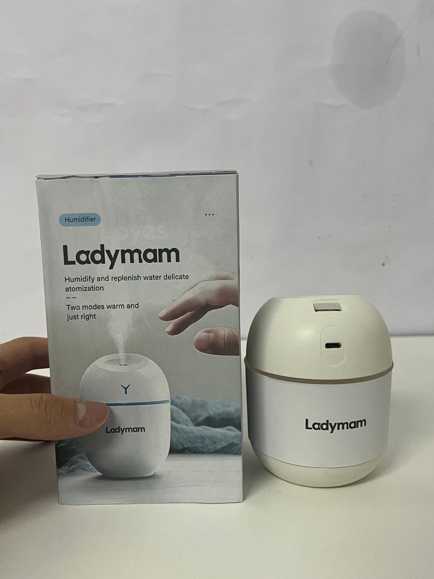 【Ladymam Egg-Shaped Mini Humidifier】—— Gentle Hydration for Your Daily Space