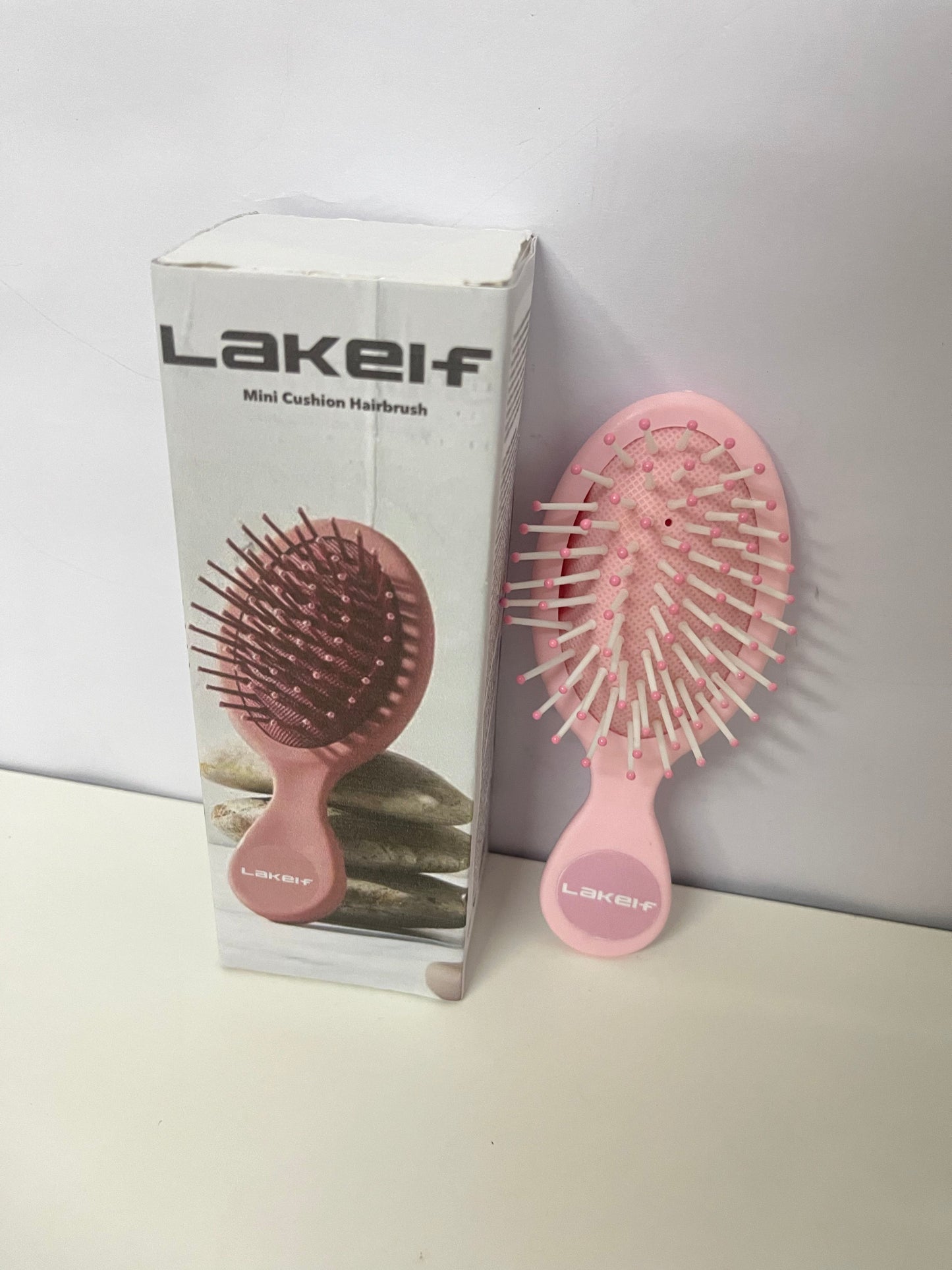 【Lakelf Mini Cushion Hairbrush】—— Portable & Gentle Daily Hair Tool