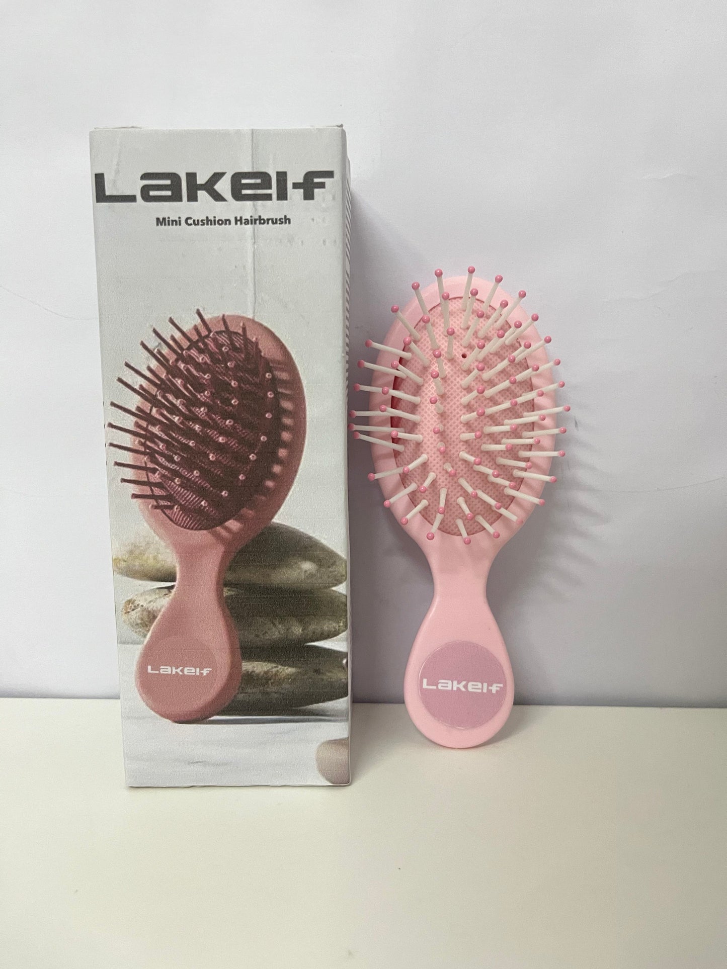 【Lakelf Mini Cushion Hairbrush】—— Portable & Gentle Daily Hair Tool