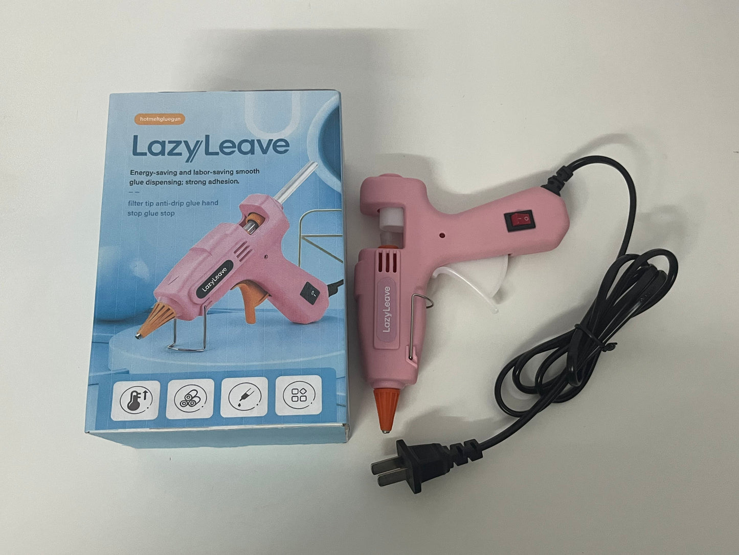 【LazyLeave Hot Melt Glue Gun】—— Reliable Tool for DIY Craft & Quick Repairs