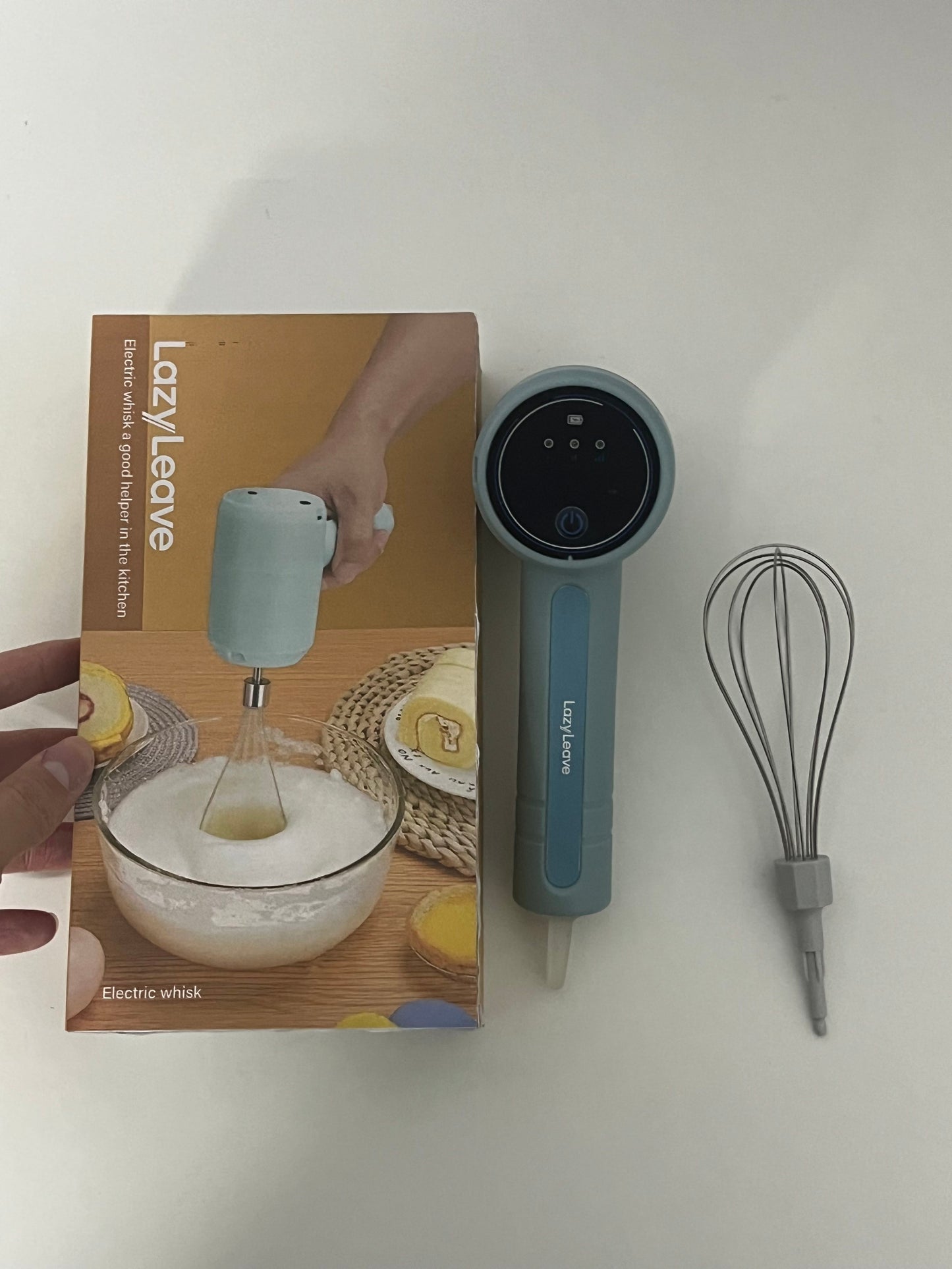 【LazyLeave Electric Egg Beater】—— Essential Helper for Kitchen Baking & Mixing