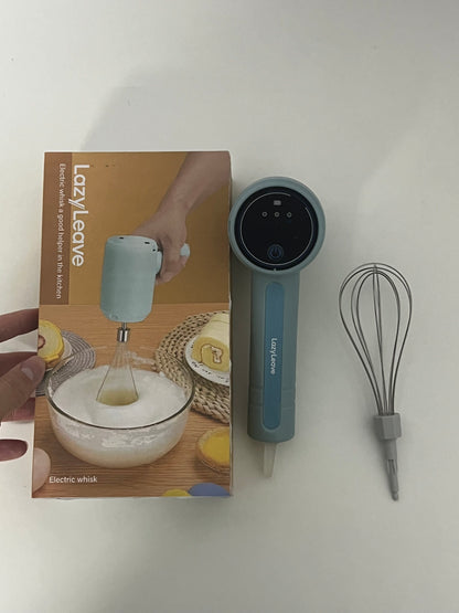 【LazyLeave Electric Egg Beater】—— Essential Helper for Kitchen Baking & Mixing
