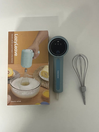【LazyLeave Electric Egg Beater】—— Essential Helper for Kitchen Baking & Mixing