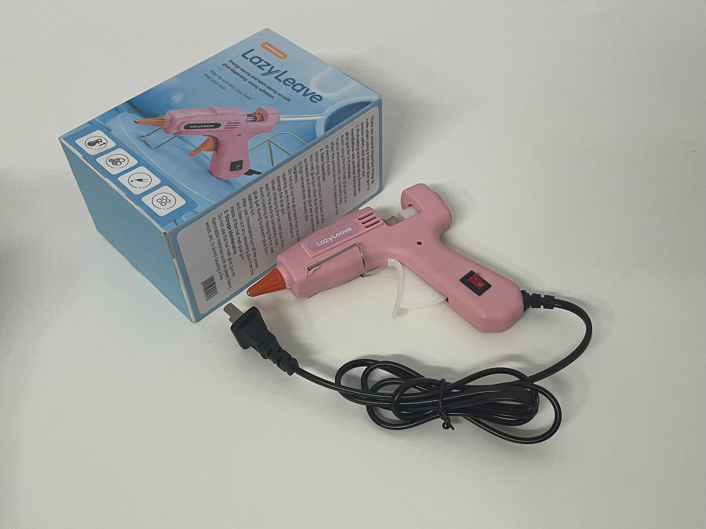 【LazyLeave Hot Melt Glue Gun】—— Reliable Tool for DIY Craft & Quick Repairs