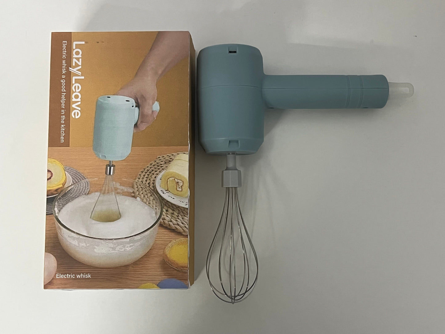 【LazyLeave Electric Egg Beater】—— Essential Helper for Kitchen Baking & Mixing