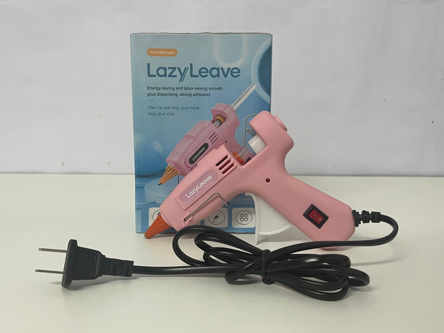 【LazyLeave Hot Melt Glue Gun】—— Reliable Tool for DIY Craft & Quick Repairs
