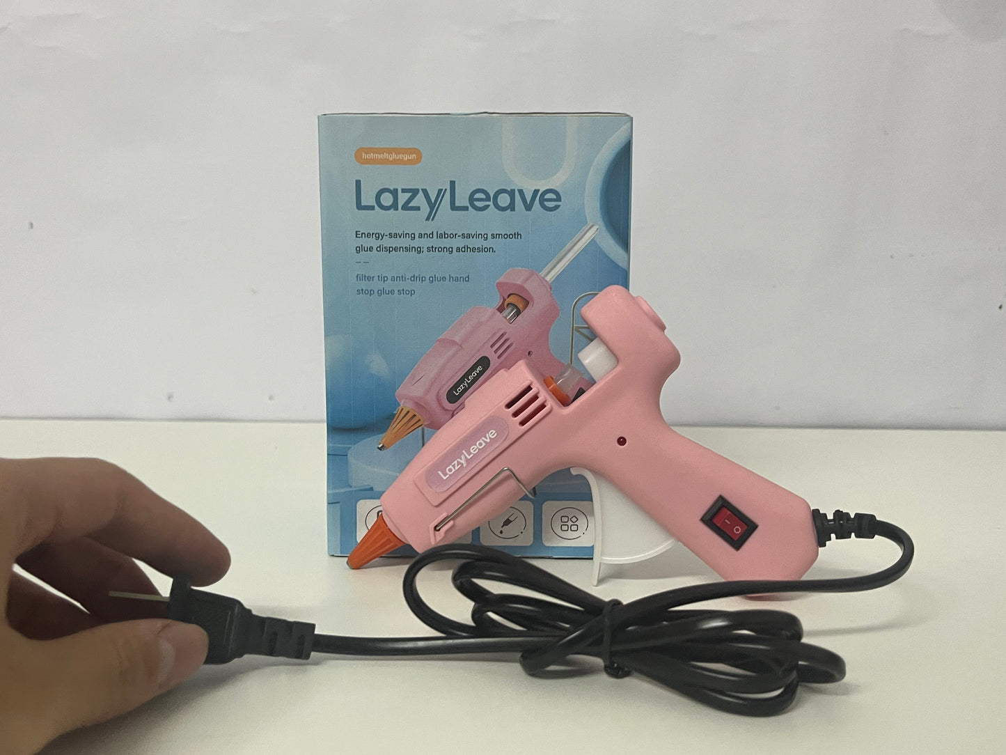 【LazyLeave Hot Melt Glue Gun】—— Reliable Tool for DIY Craft & Quick Repairs