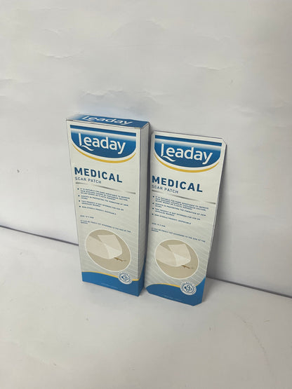 Leaday Advanced Clear Silicone Scar Sheets(1.2"x 6"), Reusable Silicone Sheets for Scars Aopearance Management
