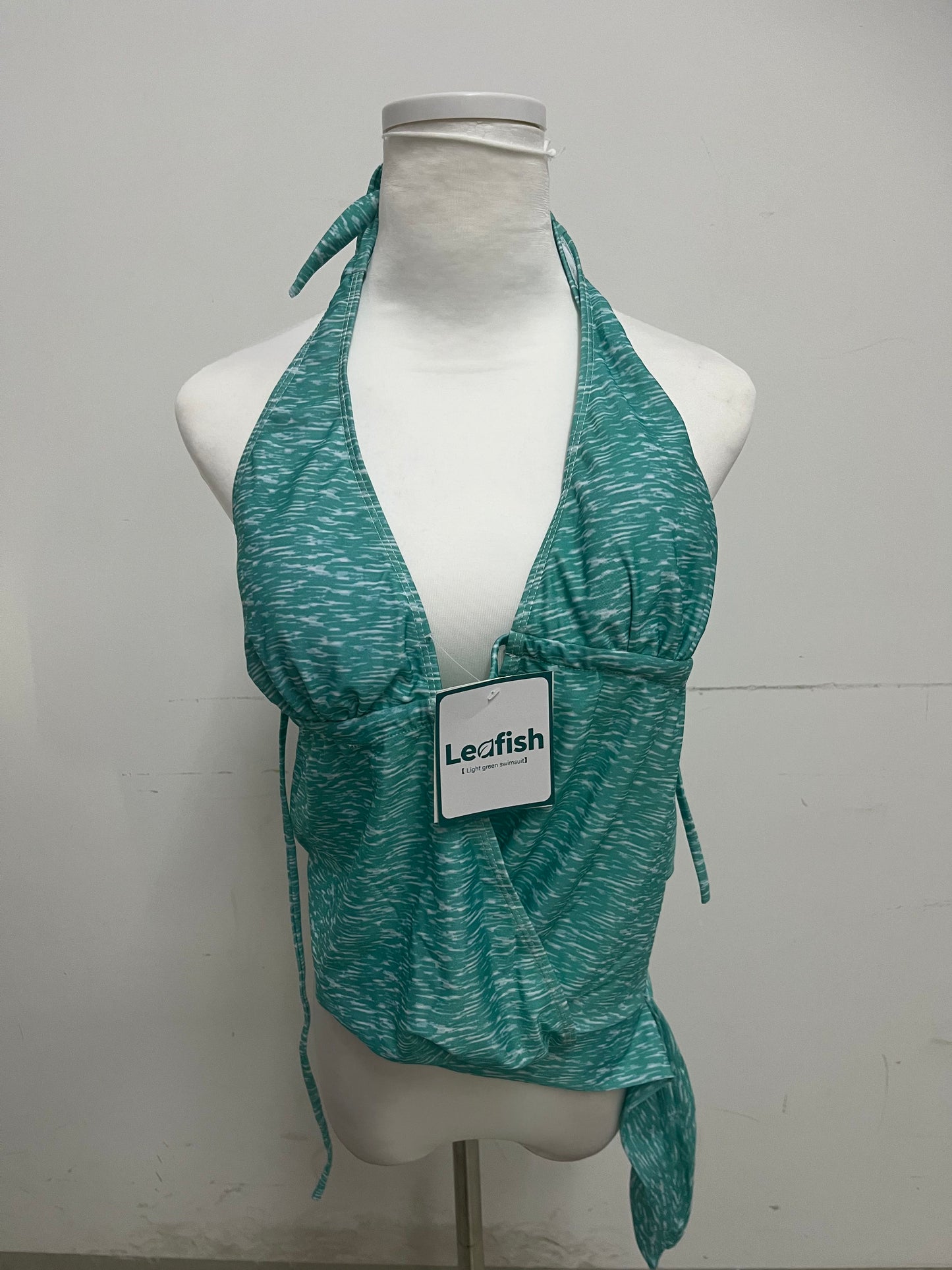 Leafish Light Green Mulberry Silk Swimsuit: Luxury & Comfort for Your Aquatic Journey