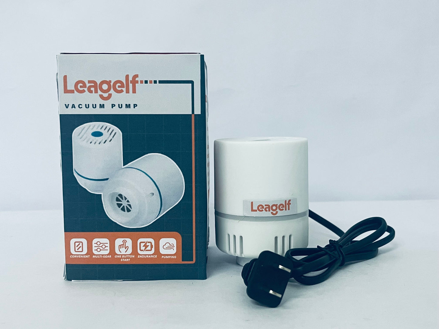 Leagelf Electric Vacuum Pump for Bags - Portable, Fits Most Vacuum Seal Bags (Storage Bag Not Included)