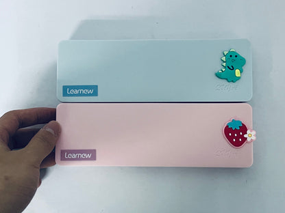 Learnew【2Pack】Pop Up Multi function Pencil Case for Girls and Boys, Cute Cartoon Pen Box Organizer Stationery with Sharpener, Schedule, Best Birthday Gifts for Kids
