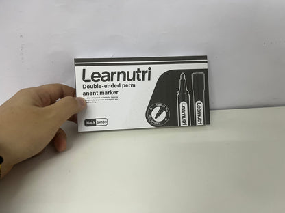 [Learnutri Marker pens]——Dual-Tip Permanent Markers - Waterproof & Quick-Drying Markers