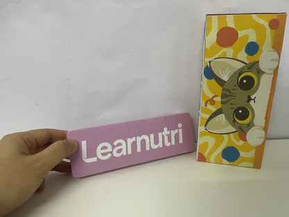 [Learnutri Pencil cases]——Cute Cat Graffiti Pencil Case - Large-Capacity Multi-Functional Stationery Box