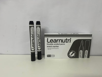 [Learnutri Marker pens]——Dual-Tip Permanent Markers - Waterproof & Quick-Drying Markers