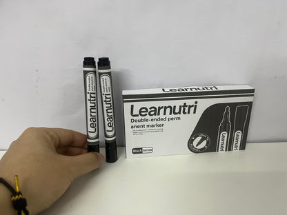 [Learnutri Marker pens]——Dual-Tip Permanent Markers - Waterproof & Quick-Drying Markers
