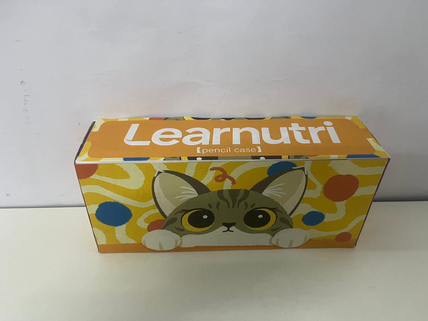 [Learnutri Pencil cases]——Cute Cat Graffiti Pencil Case - Large-Capacity Multi-Functional Stationery Box