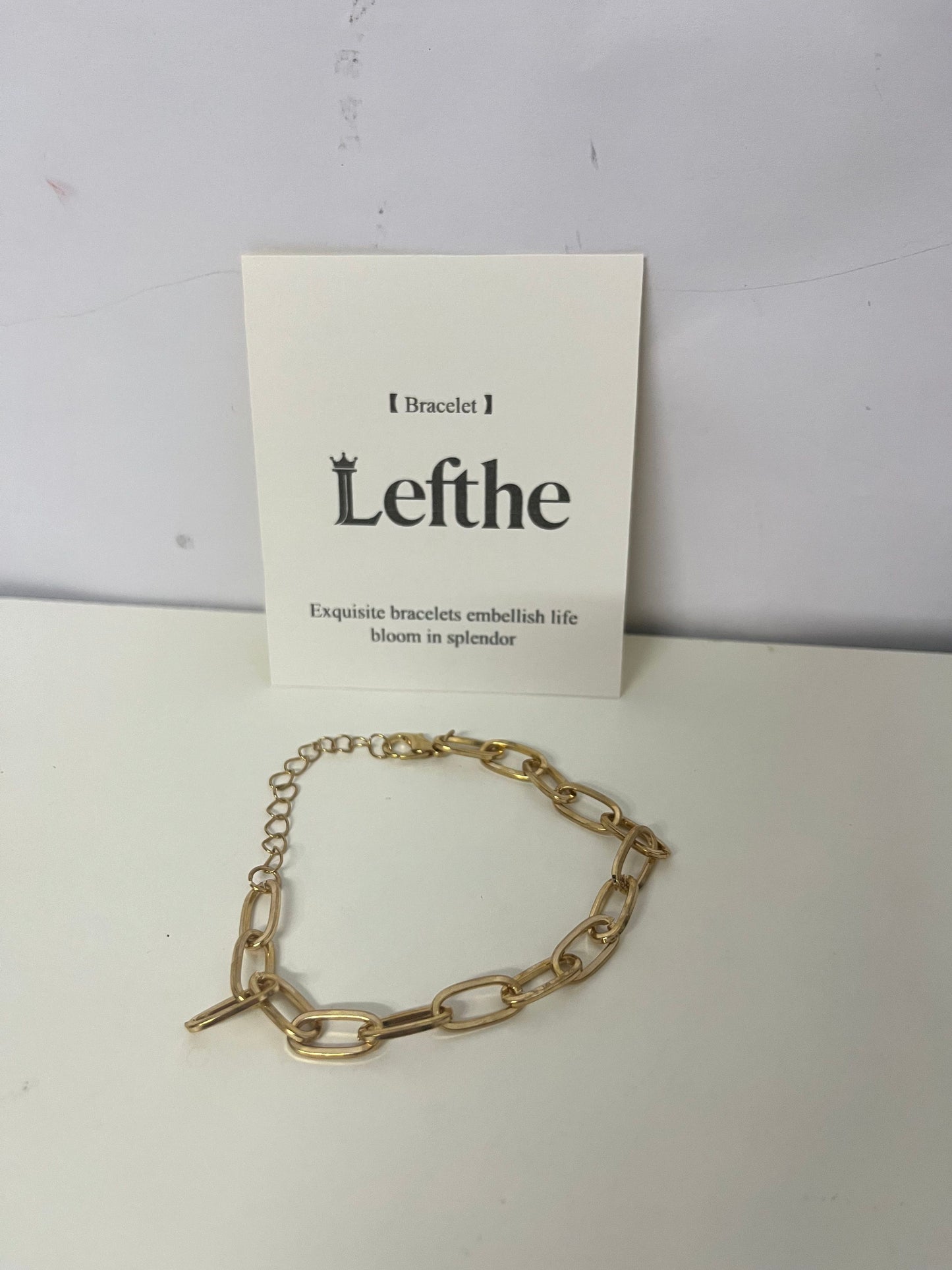 【Lefthe Chunky Link Chain Bracelet】—— Bold Minimalist Jewelry for Everyday Edge