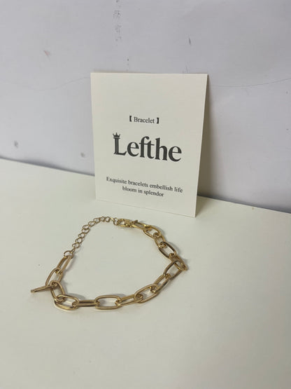 【Lefthe Chunky Link Chain Bracelet】—— Bold Minimalist Jewelry for Everyday Edge