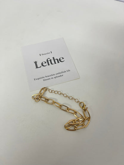 【Lefthe Chunky Link Chain Bracelet】—— Bold Minimalist Jewelry for Everyday Edge