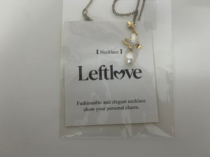 【Leftlove Hollow Heart & Pearl Pendant Necklace】—— Elegant Accessory for Daily Elegance & Sentimental Style