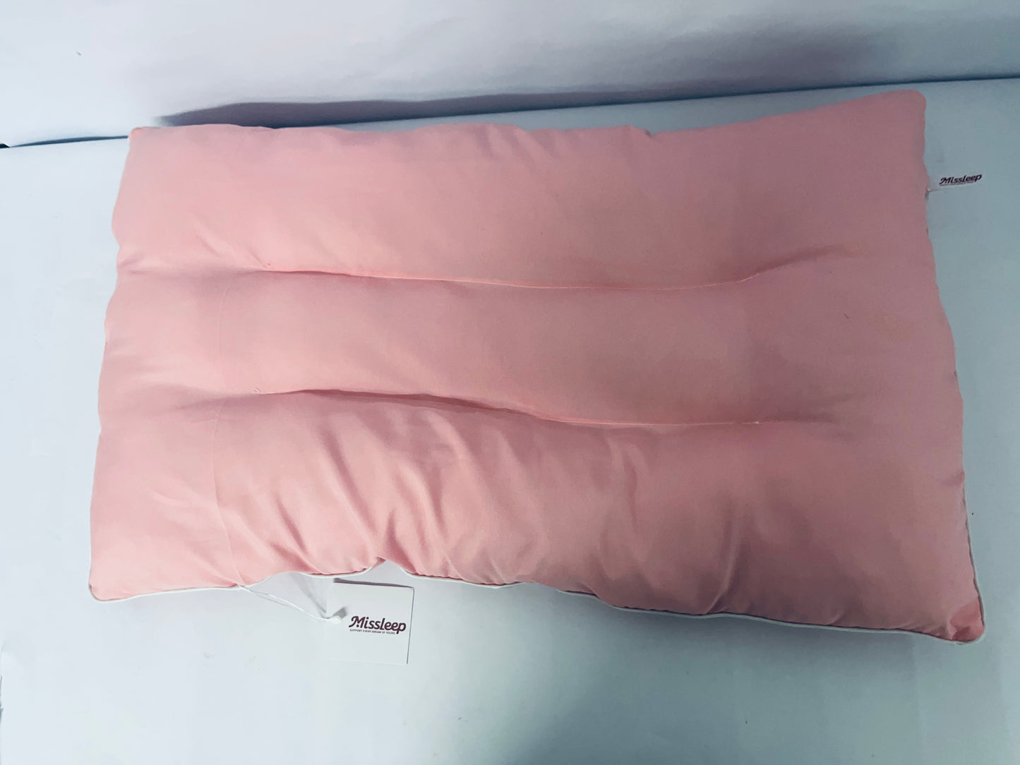 Missleep Detachable College Back Support Pillow Back Cushion for Twin XL Dorm School Bed(Pink)