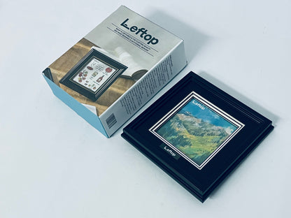 Leftop Black Picture Frame for 4 x 4 Square Picture Poster Photo, Light Weight and High Transparent 4 by 4 Frame for Wall