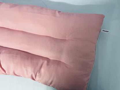 Missleep Detachable College Back Support Pillow Back Cushion for Twin XL Dorm School Bed(Pink)