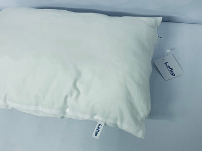 Leftop 100% Certified Organic Bed Pillow with Organic Cotton Shell, Organic Latex & Kapok Fill