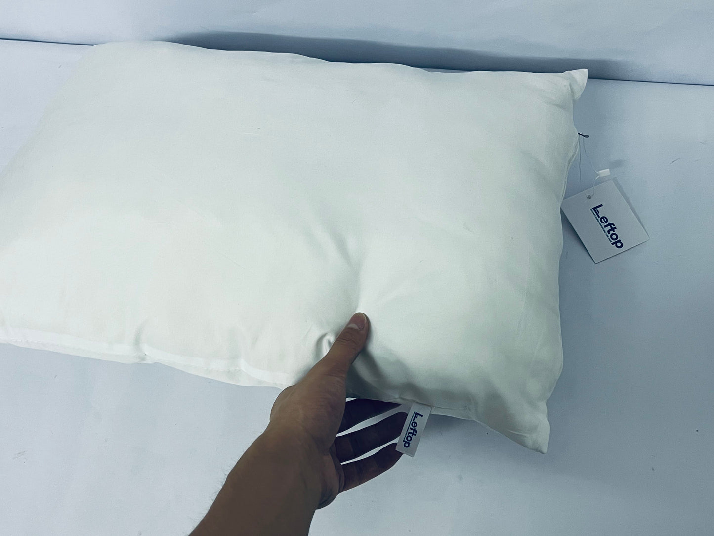 Leftop 100% Certified Organic Bed Pillow with Organic Cotton Shell, Organic Latex & Kapok Fill