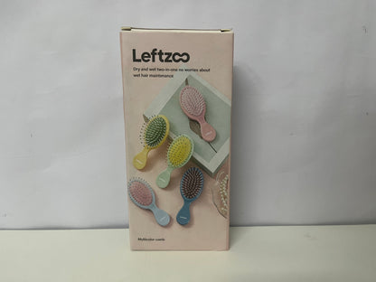 【Leftzoo Dry & Wet Mini Cushion Hairbrush】—— Portable Detangling & Scalp Care for All Hair Types