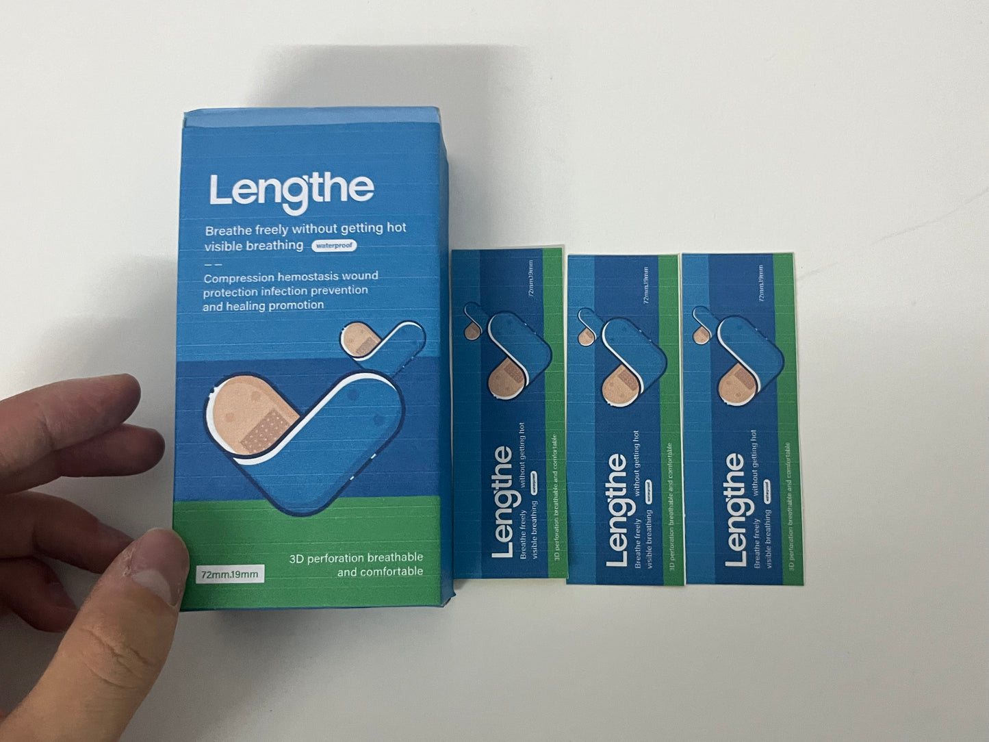 【Lengthe Waterproof Breathable Adhesive Bandages】—— Comfortable Protection for Minor Wounds