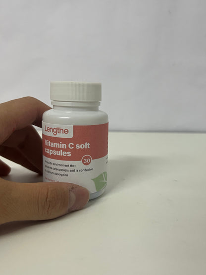 【Lengthe Vitamin C Soft Capsules】—— Immunity & Bone Support with Enhanced Absorption