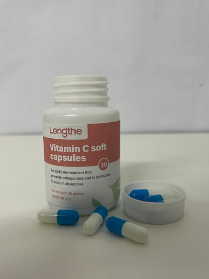 【Lengthe Vitamin C Soft Capsules】—— Immunity & Bone Support with Enhanced Absorption