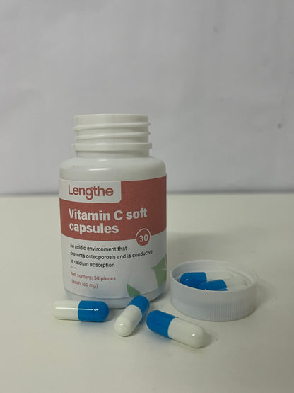 【Lengthe Vitamin C Soft Capsules】—— Immunity & Bone Support with Enhanced Absorption