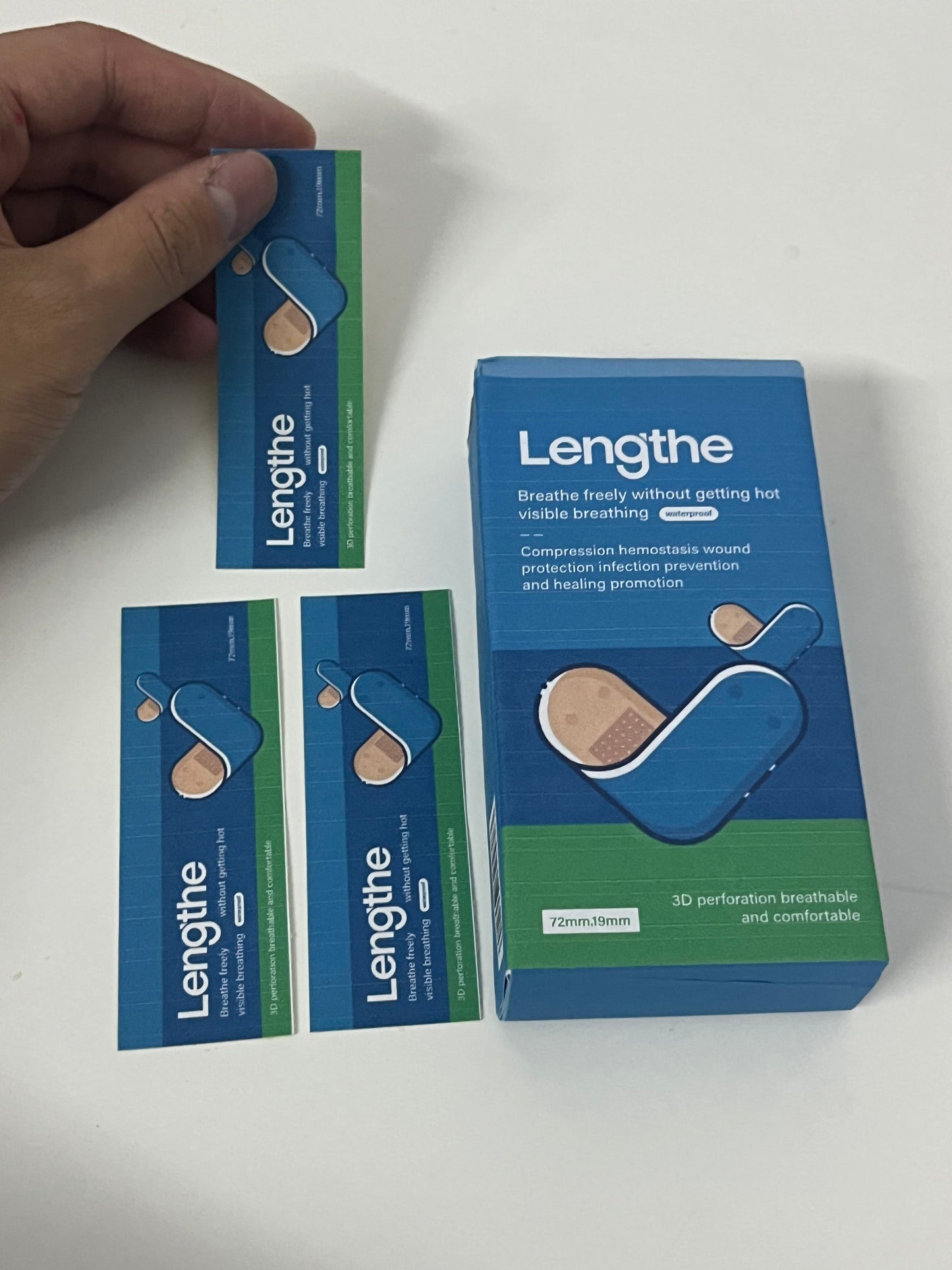 【Lengthe Waterproof Breathable Adhesive Bandages】—— Comfortable Protection for Minor Wounds