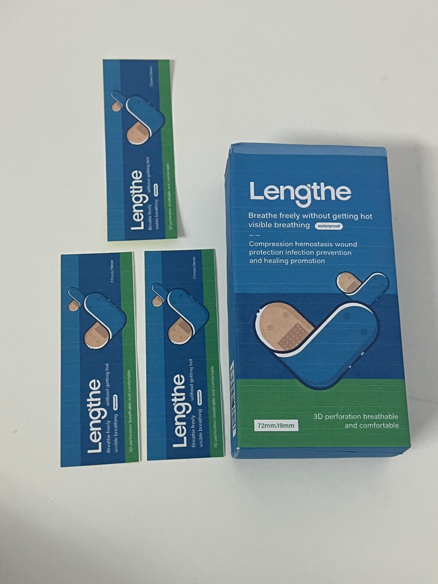 【Lengthe Waterproof Breathable Adhesive Bandages】—— Comfortable Protection for Minor Wounds