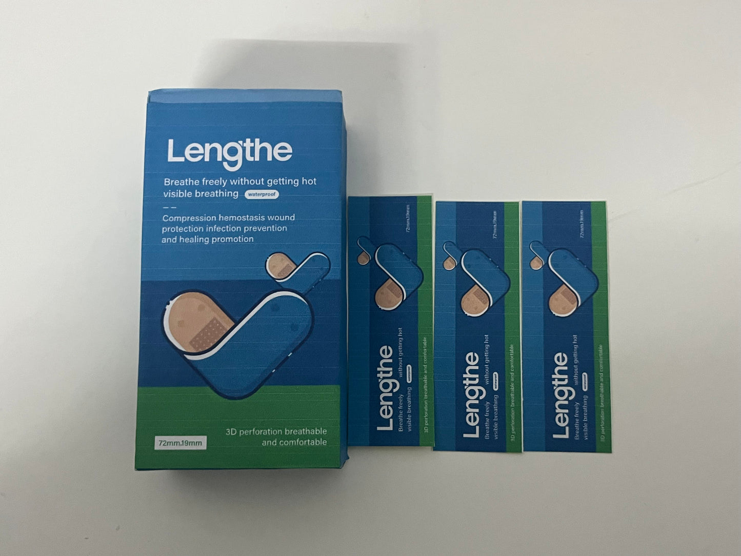 【Lengthe Waterproof Breathable Adhesive Bandages】—— Comfortable Protection for Minor Wounds