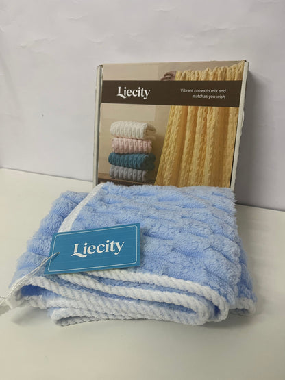【Liecity Washcloths】——Liecity Cloud Plush Washcloths - Ultra Absorbent, Lint-Free, Soft & Quick-Drying Face Towels for Bathroom & Kitchen