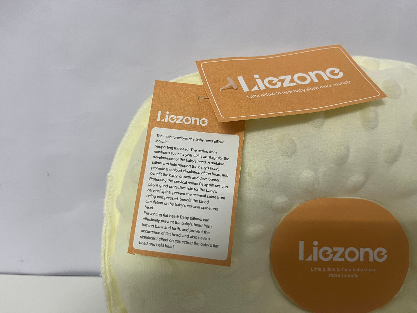 【Liezone Gentle Doudou Baby Pillow】—— Soothing Support for Sounder Sleep