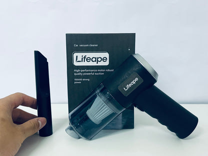 Lifeape Car Vacuum Cleaner, Handheld Portable High-Suction Cleaner for Car Interior, High-Performance Motor Multi-Scenario Dust Remover