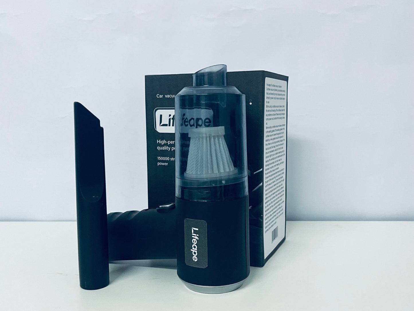 Lifeape Car Vacuum Cleaner, Handheld Portable High-Suction Cleaner for Car Interior, High-Performance Motor Multi-Scenario Dust Remover
