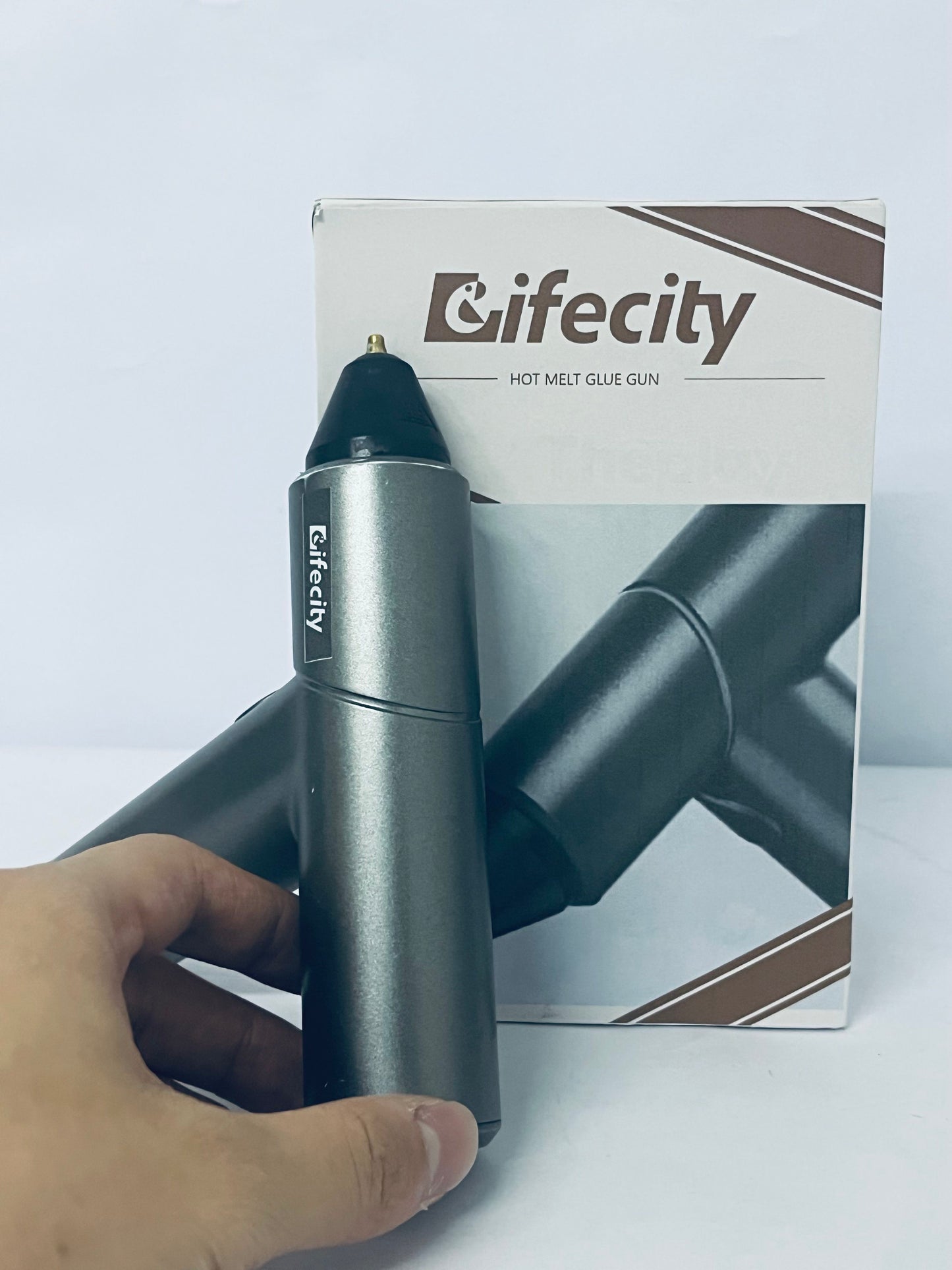 Lifecity Hot Glue Gun - Fast Heating Mini Glue Gun with Anti-Drip Nozzle for DIY Crafts, Home Repairs, Arts & School Projects