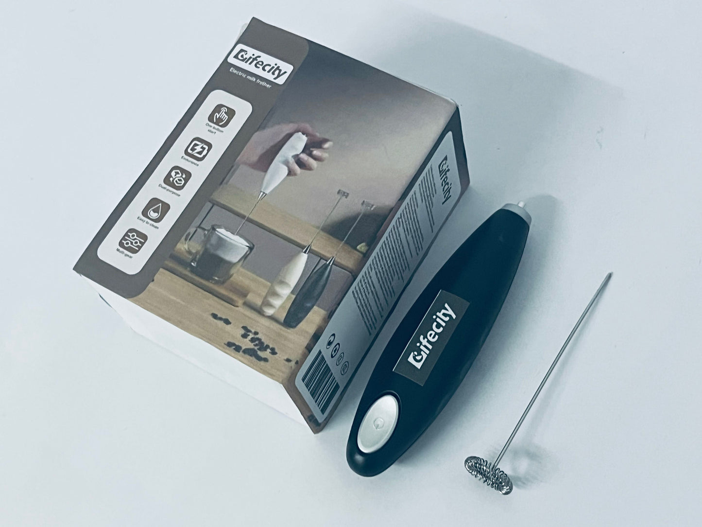Lifecity Multi-Purpose Hand Blender, Immersion Electric Milk Frother, 304 Stainless Steel Blender Stick, Handheld Electric Handle Egg Beater Coffee Juice Mixer Kitchen Tool